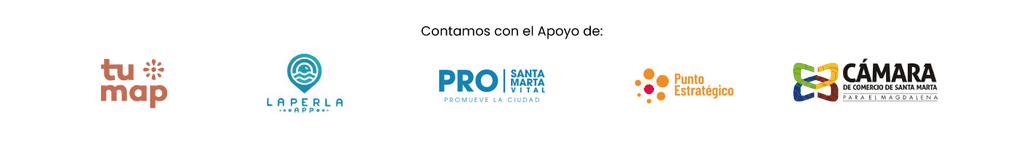 TUMAP, LAPERLAAPP, PRO SANTAMARTA, PUNTO ESTRATEGICO, CAMARA DE COMERCIO SANTA MARTA